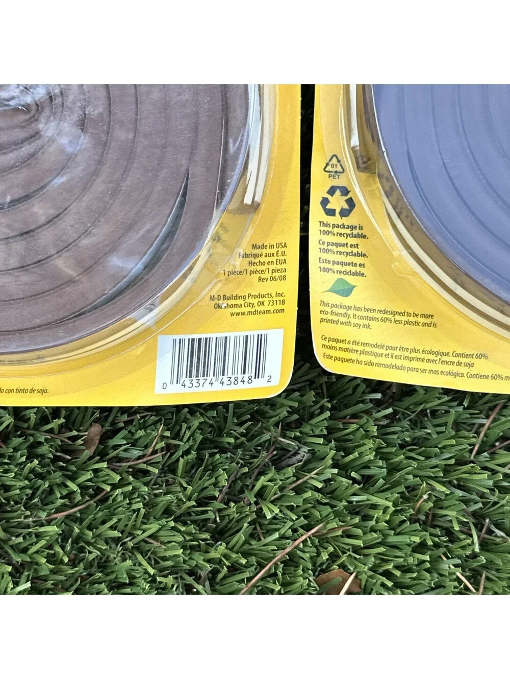M-D Self Adhesive Weather Seal Rubber Brown 3/8